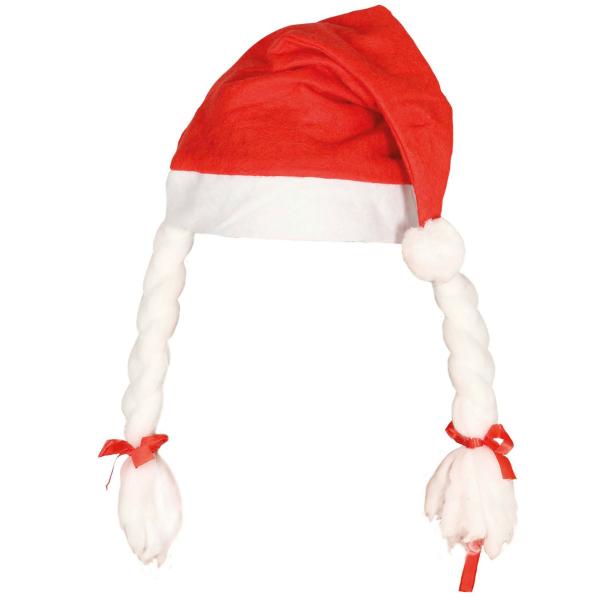 Tonttulakki Leteillä Punainen/Valkoinen