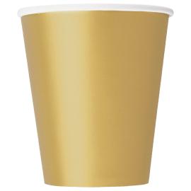 Pahvimukit Kulta 27cl 8 kpl