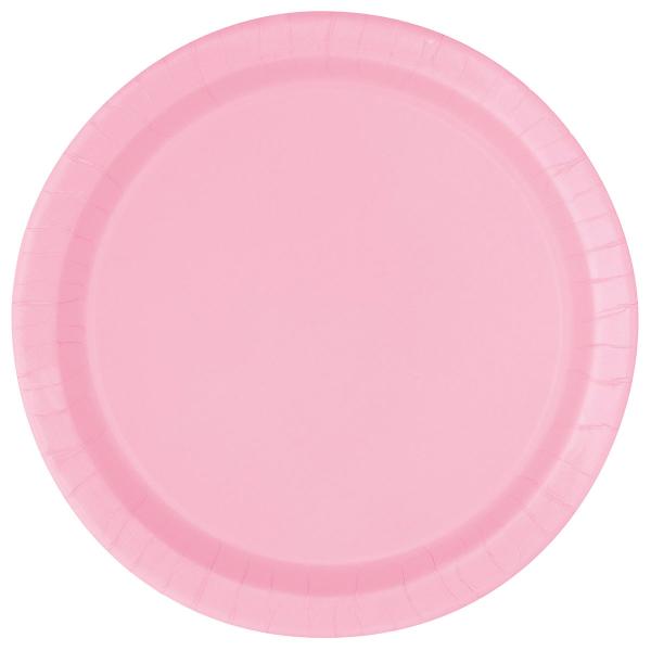 Jälkiruokalautaset Vaaleanpinkki 8 kpl