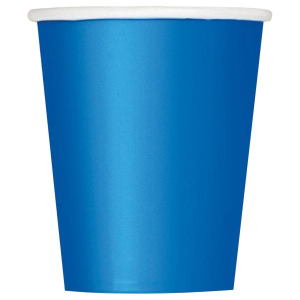 Pahvimukit Royalinsininen 27cl 14 kpl