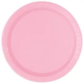 Jälkiruokalautaset Vaaleanpinkki 8 kpl