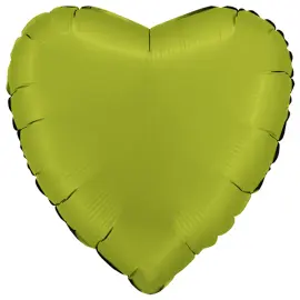 Folioilmapallo Sydän Satiini Matcha Latte