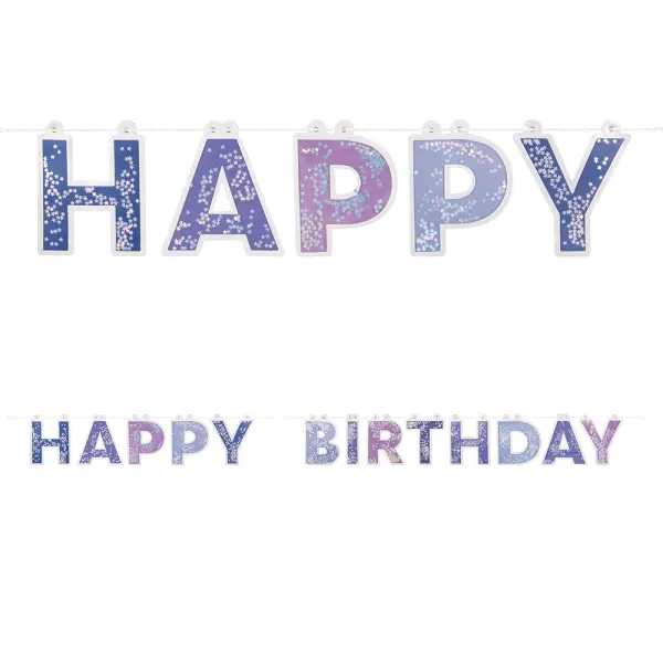 Happy Birthday Viirinauha Sininen & Pinkki