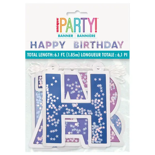 Happy Birthday Viirinauha Sininen & Pinkki