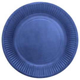 Pahvilautaset Tummansininen 23cm 8 kpl