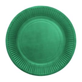 Pahvilautaset Tummanvihreä 18cm 8 kpl