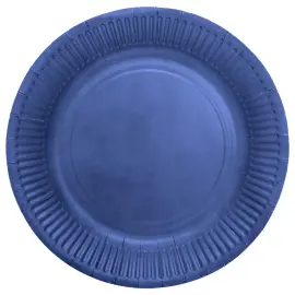Pahvilautaset Tummansininen 23cm 8 kpl