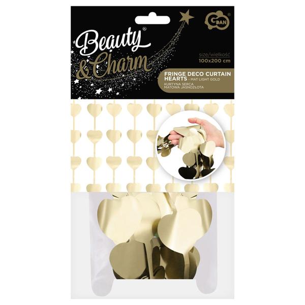 Oviverho Sydämet Matta Vaalea Kulta