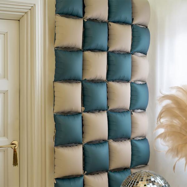 Tyynyilmapallot Tummansininen/Beige 4 kpl
