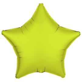 Folioilmapallo T&auml;hti Neonkeltainen