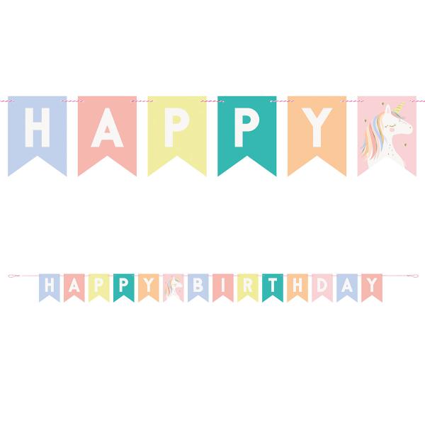 Happy Birthday Lippuviirinauha Yksisarvinen