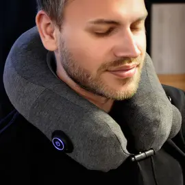 Puhallettava Niskahierontatyyny Tummanharmaa