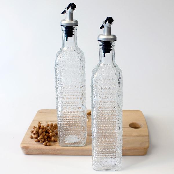 Pullo Tiputuskorkilla Öljylle/Etikalle 50 cl