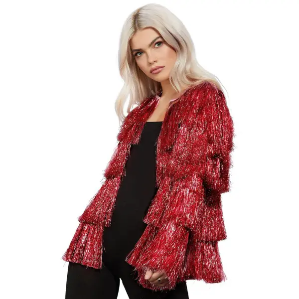 Festivaali Takki Glitter Fever Collection Punainen