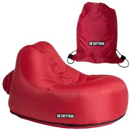Softybag Lasten Nojatuoli Chilinpunainen 85 x 88 x 70 cm