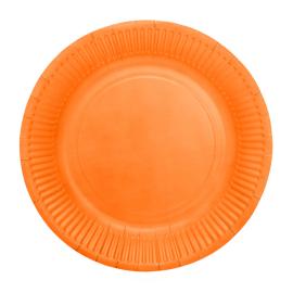 Pahvilautaset Oranssi 18cm 8 kpl