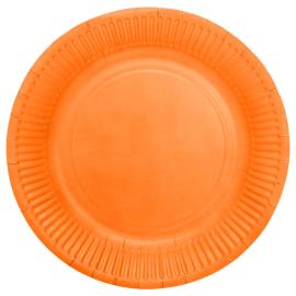 Pahvilautaset Oranssi 23cm 8 kpl