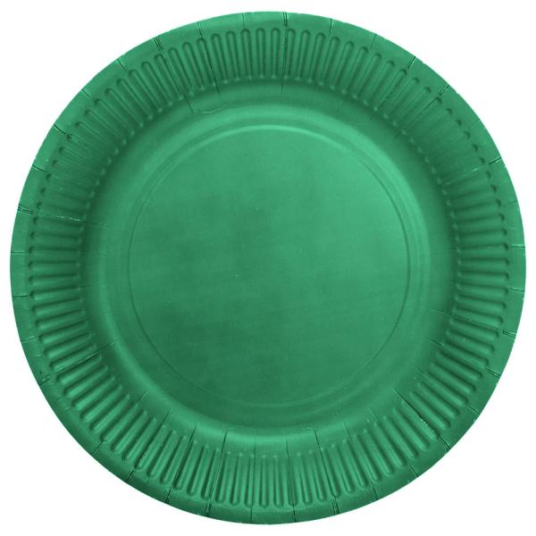 Pahvilautaset Tummanvihreä 23cm 16 kpl
