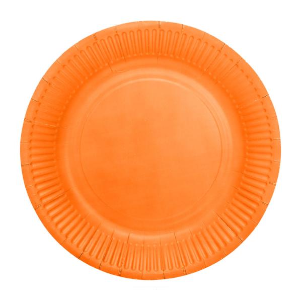 Pahvilautaset Oranssi 18cm 20 kpl