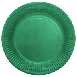 Pahvilautaset Tummanvihreä 23cm 8 kpl