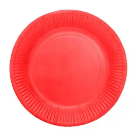 Pahvilautaset Punainen 18cm 8 kpl