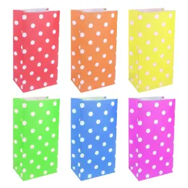 Juhlapussit Polka Dot ja Smiley 12 kpl
