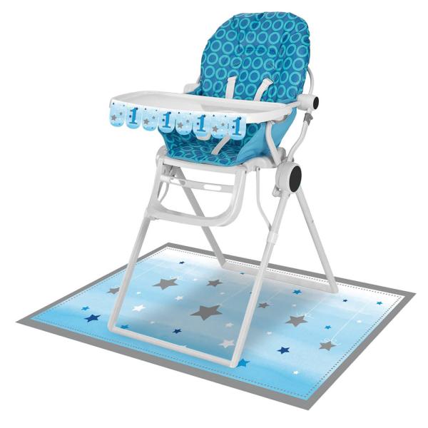 Syöttötuolin Koristesarja One Little Star Vaaleansininen