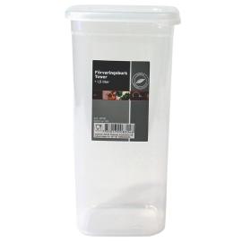 Muovinen S&auml;ilytyspurkki Kannella 1,5 Litra