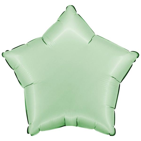 Folioilmapallo Tähti Satiini Glazed Mint