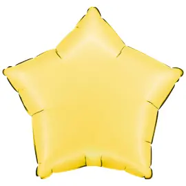 Folioilmapallo Tähti Satiini Banana Yellow