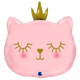 Kissa ja Prinsessan Kruunu Folioilmapallo