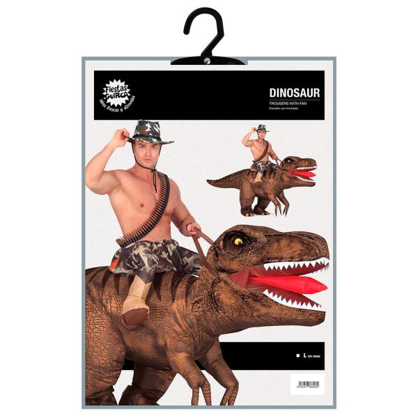 Puhallettava Dinosaurus Naamiaisasu