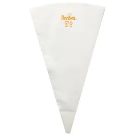 Uudelleenkäytettävä Pursotinpussi Valkoinen 40 cm