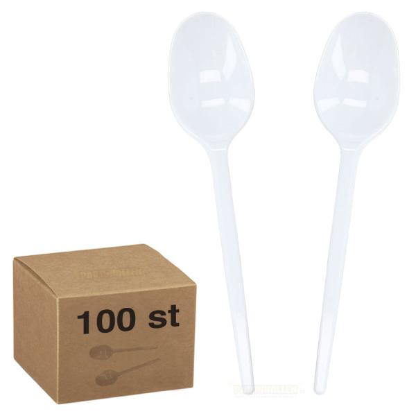 Muoviset Lusikat 100-pakkaus
