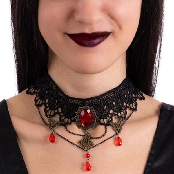 Choker Kaulakoru Jalokivillä