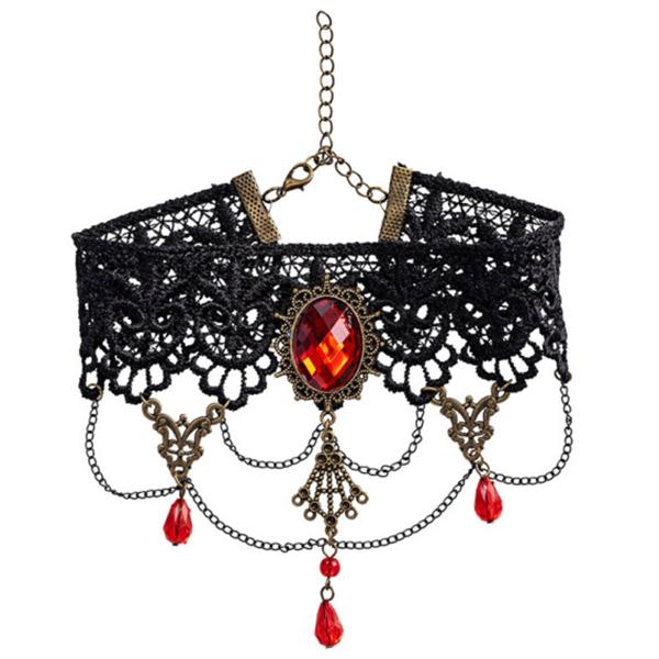 Choker Kaulakoru Jalokivillä