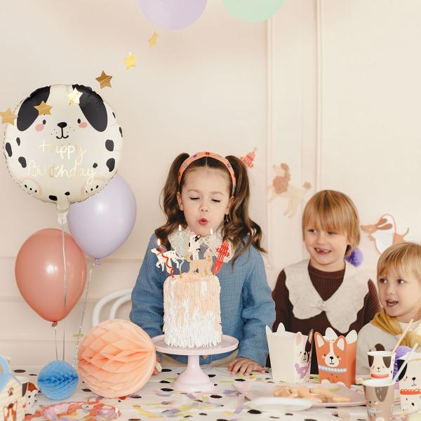 Folioilmapallo Happy Birthday Koira 35 cm