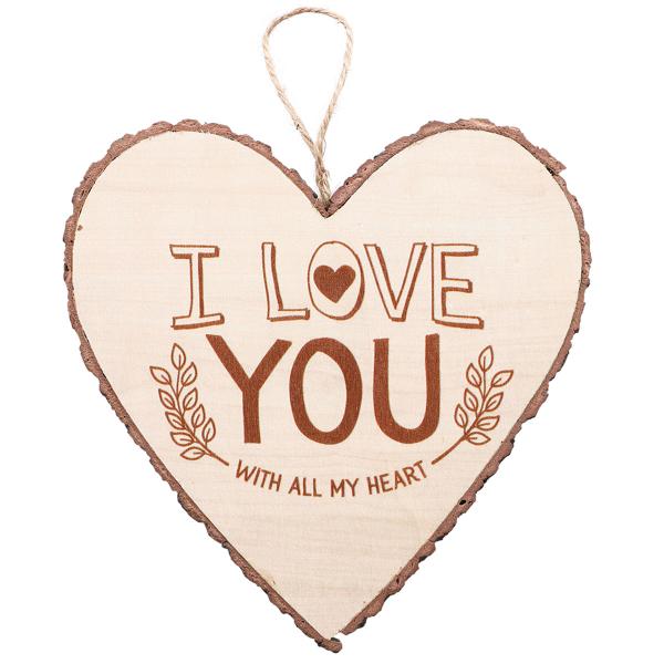 Puinen Sydän I Love You