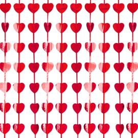 Verho Syd&auml;met Metallinen Punainen