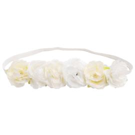 Hiuspanta Valkoisilla Kukilla