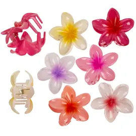 Hiusklipsi Hawaii-kukka 7 cm