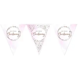 Viirinauha On Your Christening Vaaleanpinkki
