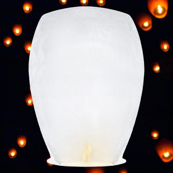 Khom Loy Leijuva Lyhty Pieni Valkoinen
