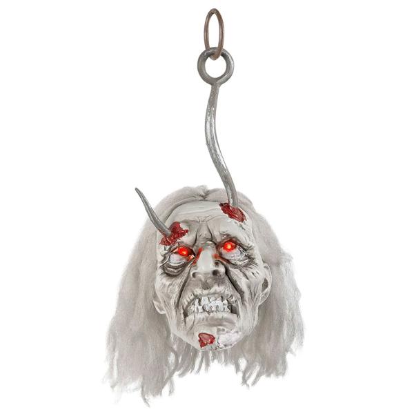 Riippuva Zombi-pää Valolla