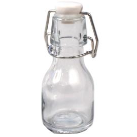 Lasipullo Patenttikorkilla 4,5 x 11 cm