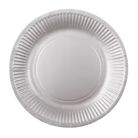 Pahvilautaset Hopea 18cm 8 kpl