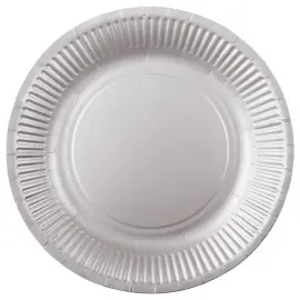 Pahvilautaset Hopea 23cm 8 kpl