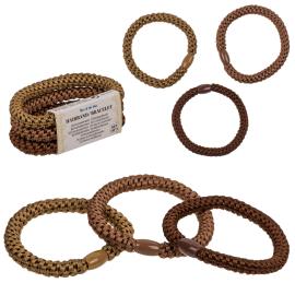 Hiuslenkit Ruskeas&auml;vyinen Sekoitus 3 kpl