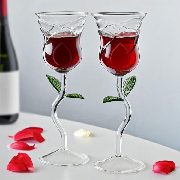 Viinilasi Ruusu 200ml 2 kpl