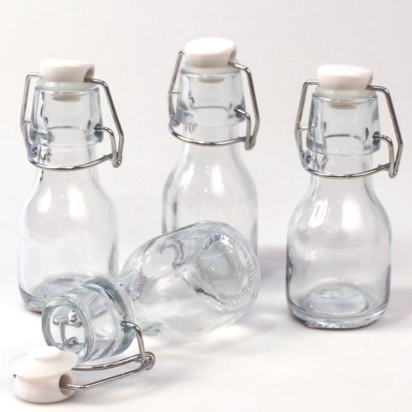 Lasipullo Patenttikorkilla 4,5 x 11 cm